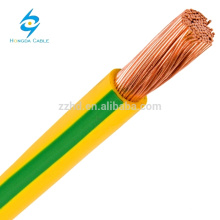 Cable de cobre del PVC del cable del edificio de la sola base V90HT 750V